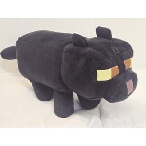Minecraft Black Cat. Medium Size Collectible Game Animal Plush Mojang Studios